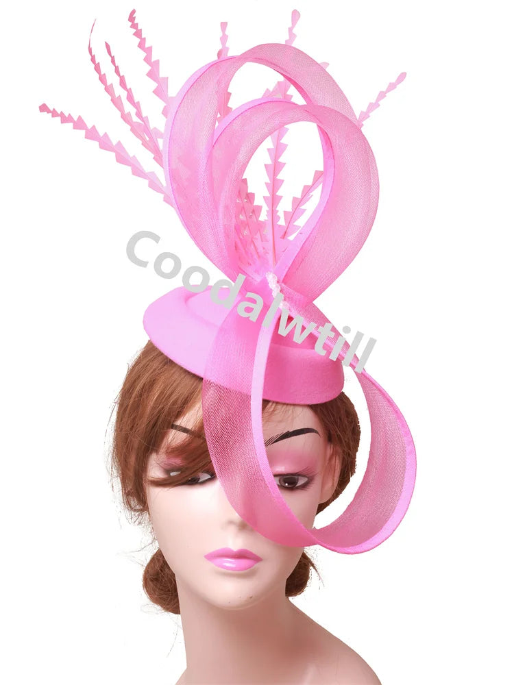 Women Cocktail Church Veils Pillbox Cap Fascinator Hat Accessories Elegant Ladies Femme Party Dinner Chapeau Cap Bride Headwear