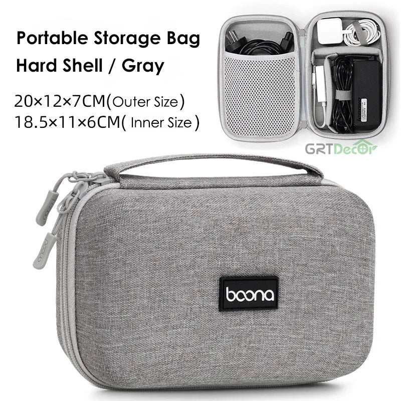 HardDigital Storage Bag | Travel Organiser for Cables, Chargers & Earphones | HotTrendyPicks