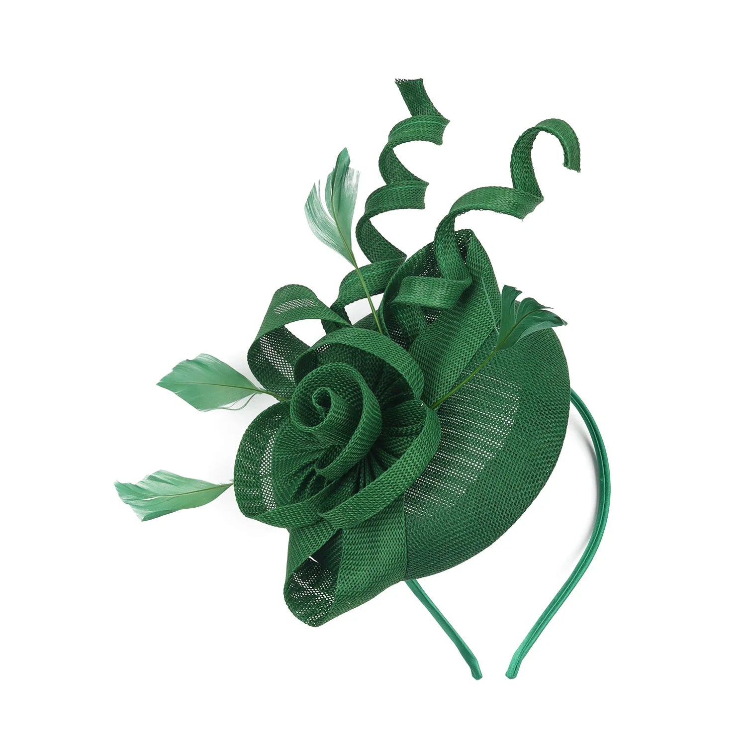 2025 Women Fascinator Hat Folding accessories Headband Bridal Hair Clip Accessories Kentucky Derby Cocktail Party Festival Hat