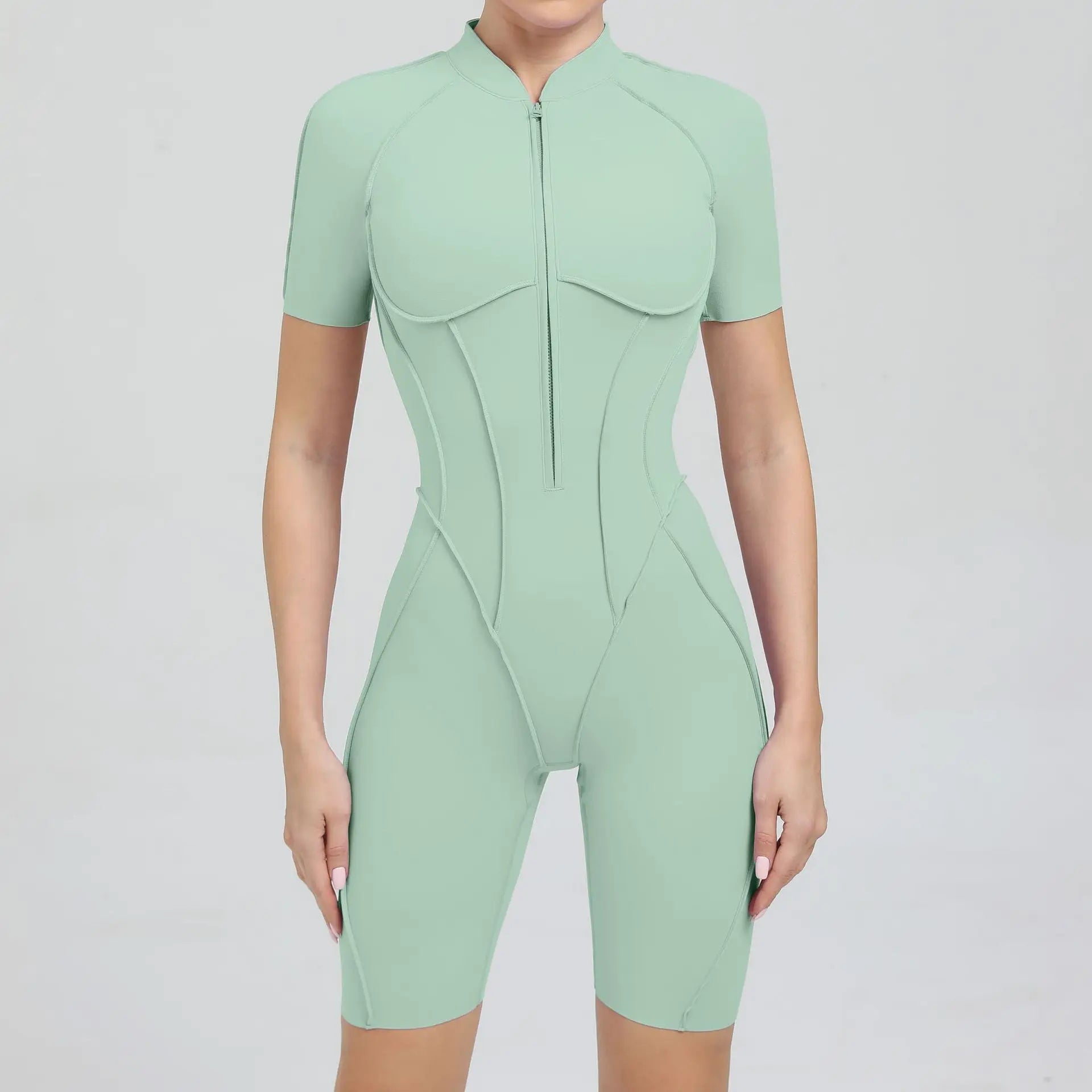 Yoga Set Sports Fitness Hollow Back Skinny Women One-Piece Jumpsuits Workout Legging Clothing Gym Bodysuit  XP83