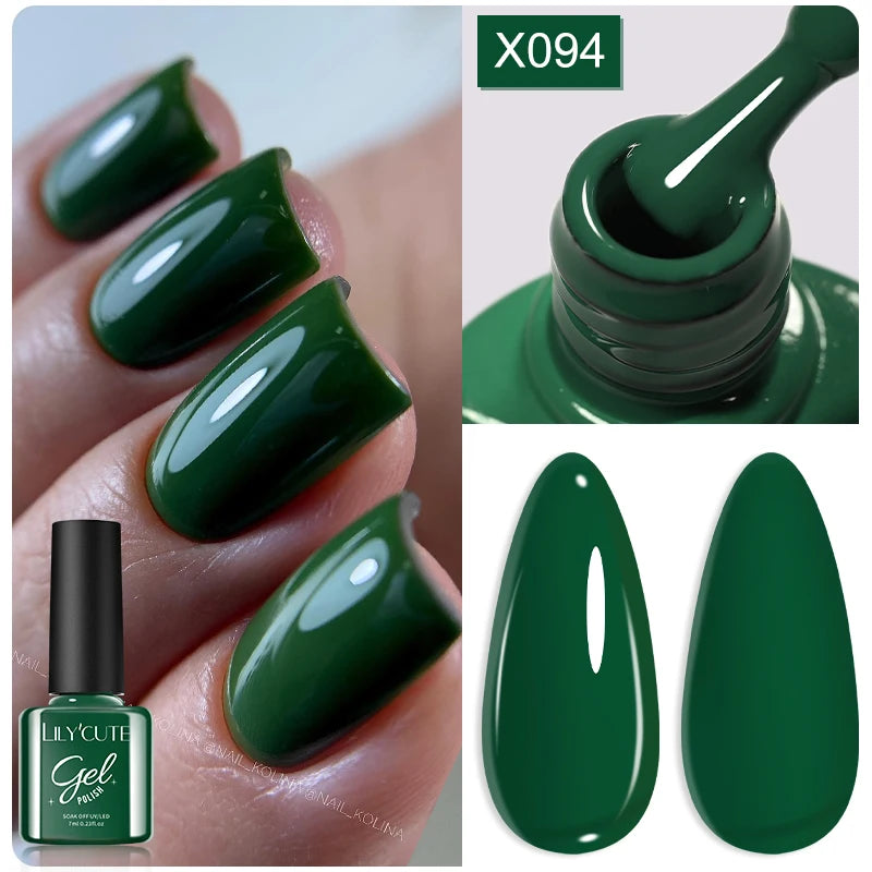 UV Gel Nail Polish | Brown Red Purple Coffee Shades | HotTrendyPicks
