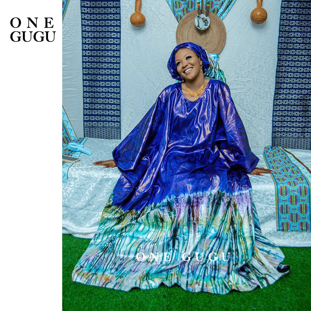 Unique Perfumed First Quality African Dashiki Basin Dress Nigerian Origianl Printing Bazin Riche Wedding Party Boubou Robe