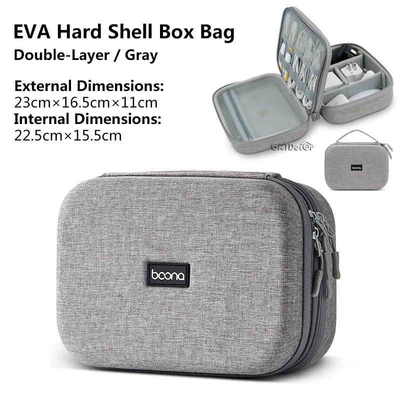 HardDigital Storage Bag | Travel Organiser for Cables, Chargers & Earphones | HotTrendyPicks