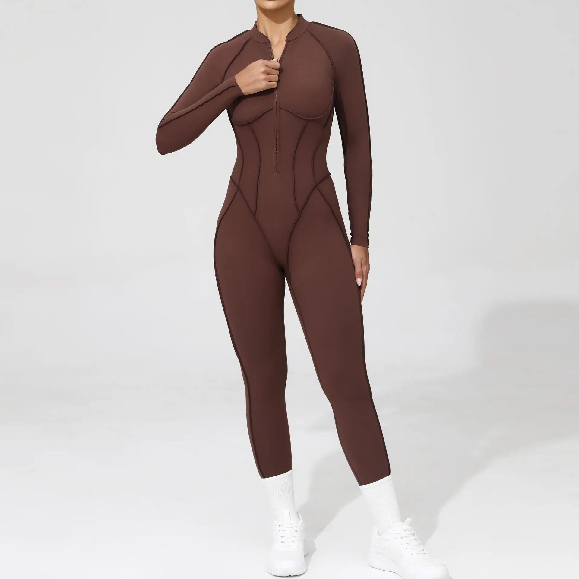Yoga Set Sports Fitness Hollow Back Skinny Women One-Piece Jumpsuits Workout Legging Clothing Gym Bodysuit  XP83
