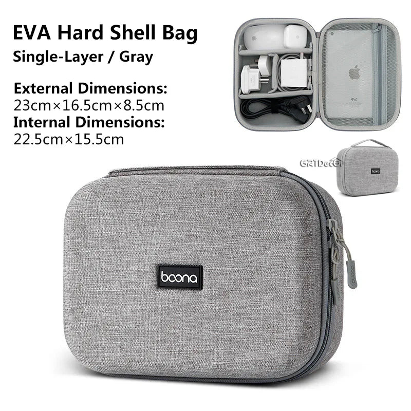 HardDigital Storage Bag | Travel Organiser for Cables, Chargers & Earphones | HotTrendyPicks