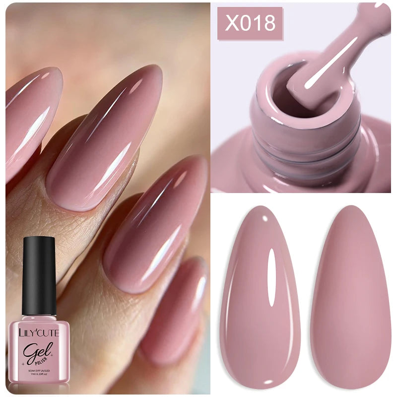 UV Gel Nail Polish | Brown Red Purple Coffee Shades | HotTrendyPicks