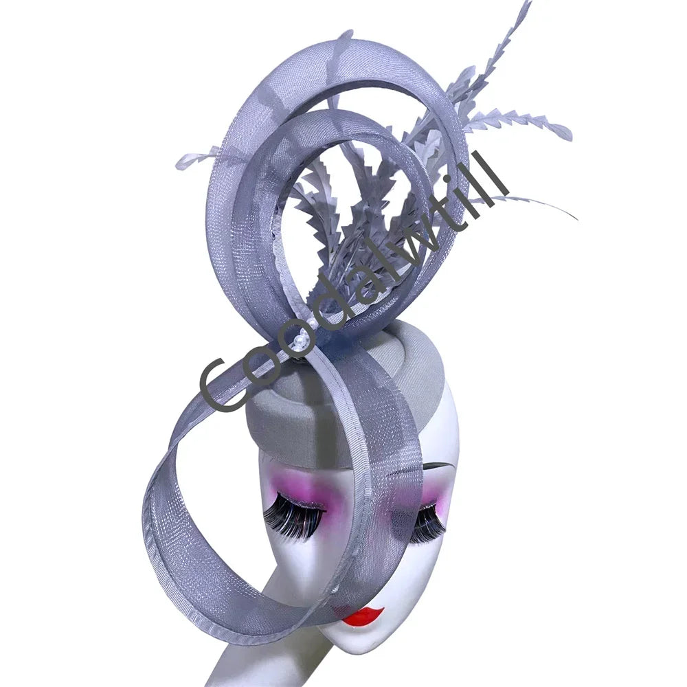 Women Cocktail Church Veils Pillbox Cap Fascinator Hat Accessories Elegant Ladies Femme Party Dinner Chapeau Cap Bride Headwear