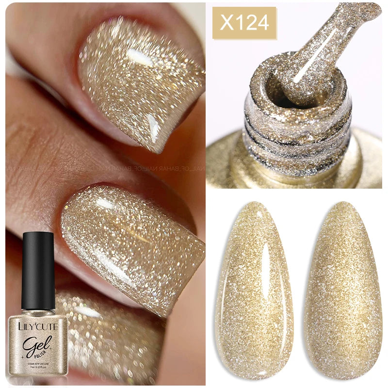 UV Gel Nail Polish | Brown Red Purple Coffee Shades | HotTrendyPicks