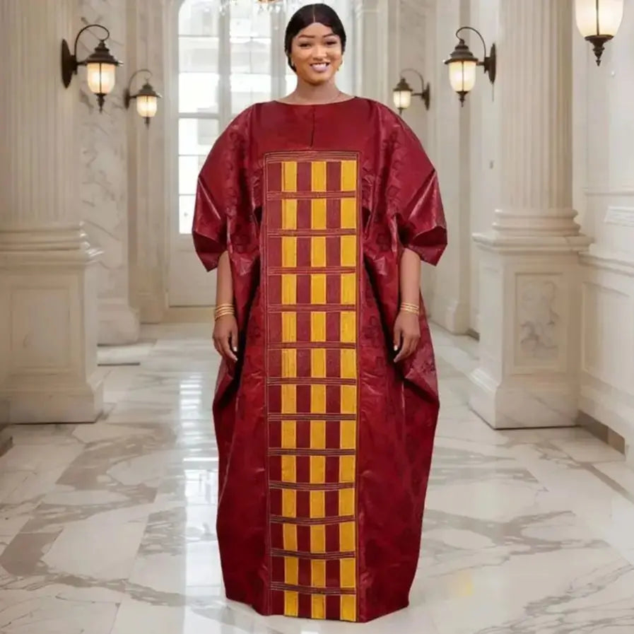 Plus Size African Clothes for Women Dashiki Traditional Bazin Embroidery Gown High Quality Wedding Evening Party Dresses 2026