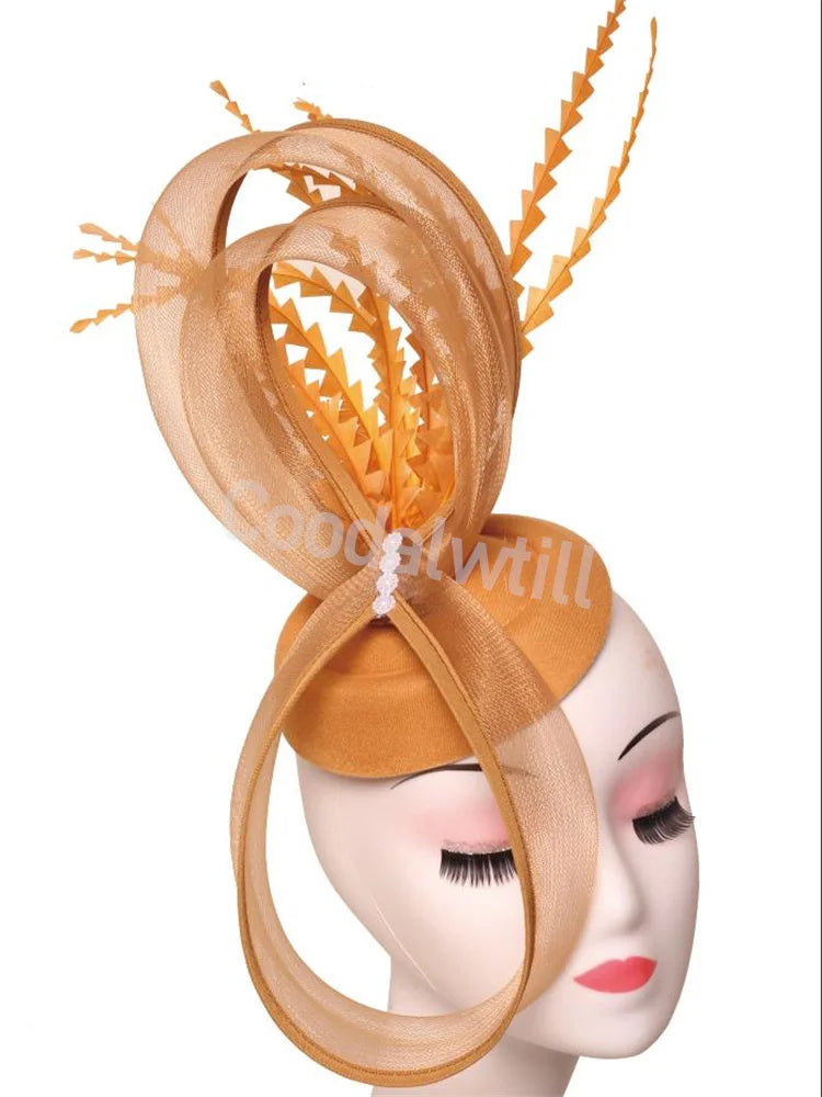 Women Vintage Pillbox Cap Headband Elegant Cocktail Kentucky Headpiece Fascinators