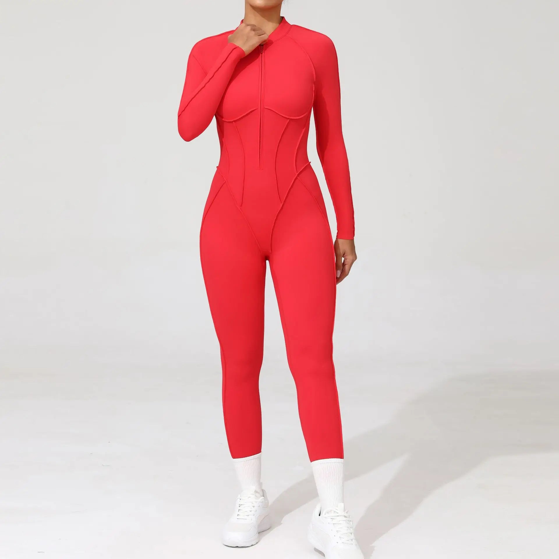 Yoga Set Sports Fitness Hollow Back Skinny Women One-Piece Jumpsuits Workout Legging Clothing Gym Bodysuit  XP83