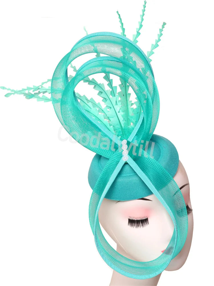 Women Cocktail Church Veils Pillbox Cap Fascinator Hat Accessories Elegant Ladies Femme Party Dinner Chapeau Cap Bride Headwear