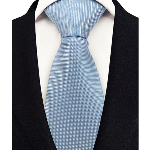 41 Colors 8CM Mens Ties Green Blue Plaid Stripes Floral Classic Business Jacquard Woven Neck ties For Wedding and Party