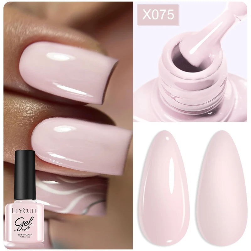 UV Gel Nail Polish | Brown Red Purple Coffee Shades | HotTrendyPicks