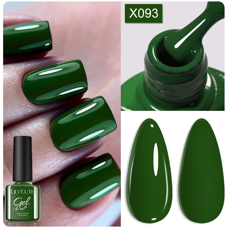 UV Gel Nail Polish | Brown Red Purple Coffee Shades | HotTrendyPicks