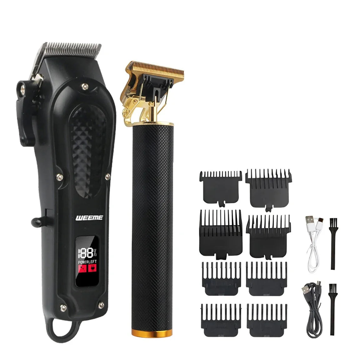 Cordless Electric Hair Cutting Machine Vintage Hair Clipper Portable Shaver Barber USB Fast Charging Hair Trimmer For Hairdresse