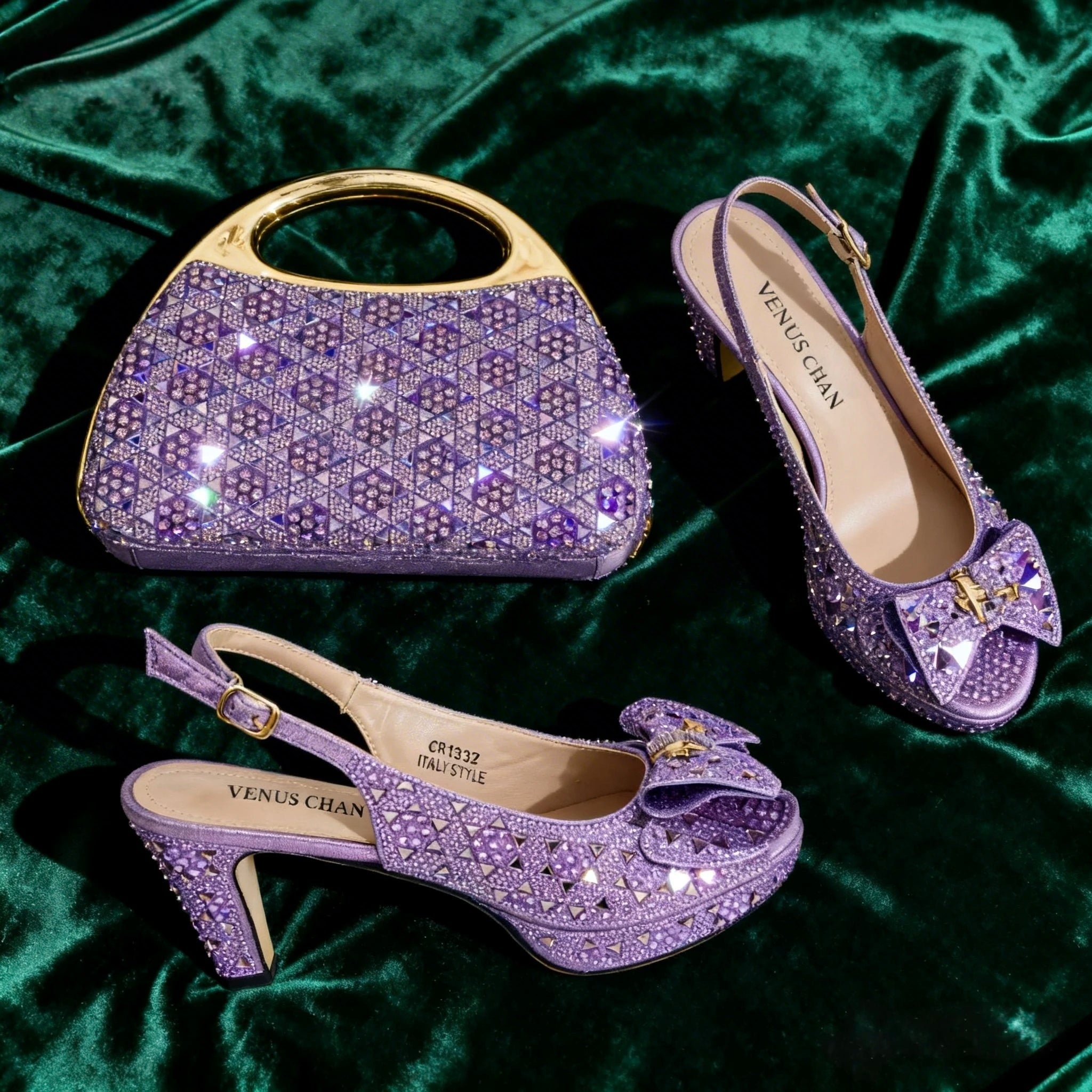 Women's Rhinestone Peep Toe High Heel Sandals | Spike Heel Party Shoes | EU 37–43
