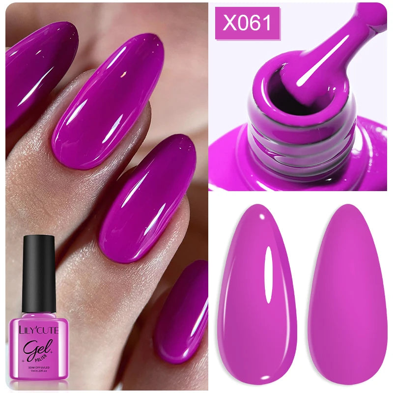 UV Gel Nail Polish | Brown Red Purple Coffee Shades | HotTrendyPicks