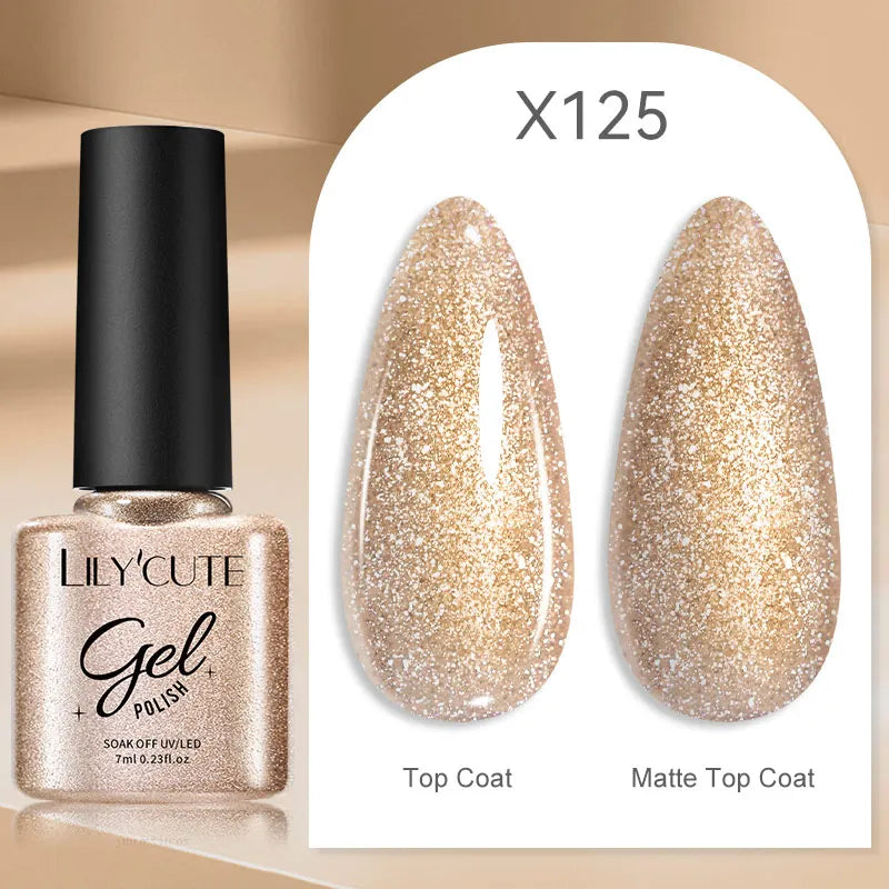 UV Gel Nail Polish | Brown Red Purple Coffee Shades | HotTrendyPicks